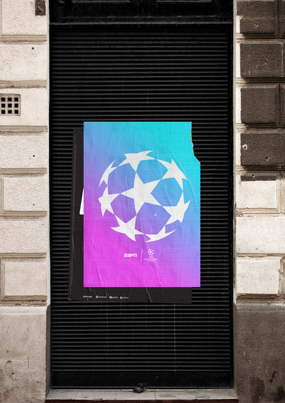 ESPN Champions League. Loud Event Rebrand.