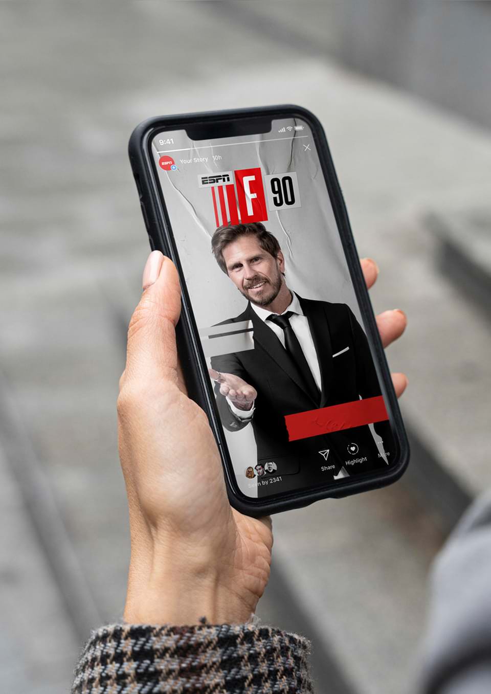 ESPN Shows Package Design.