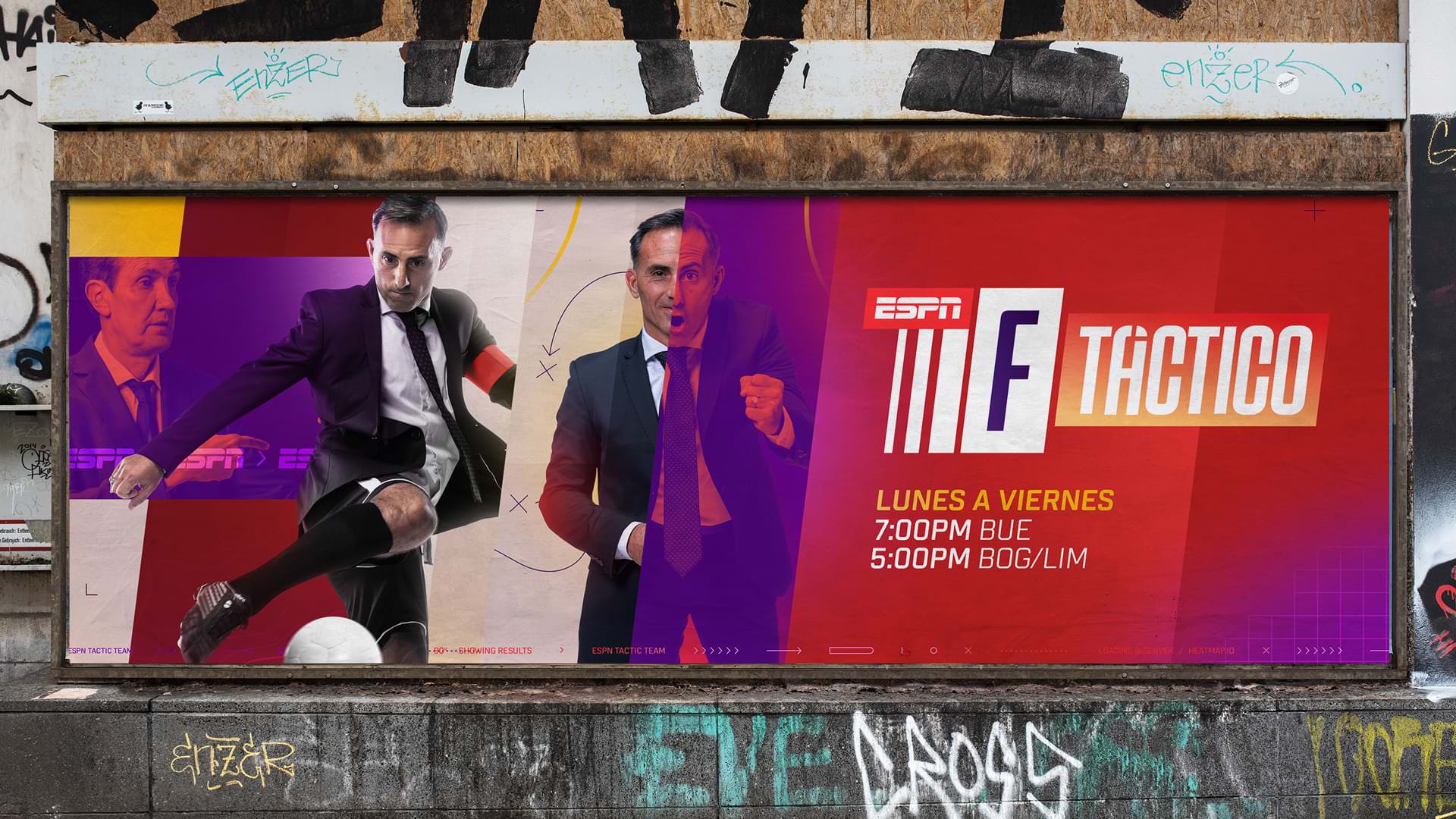 ESPN Shows Package Design.