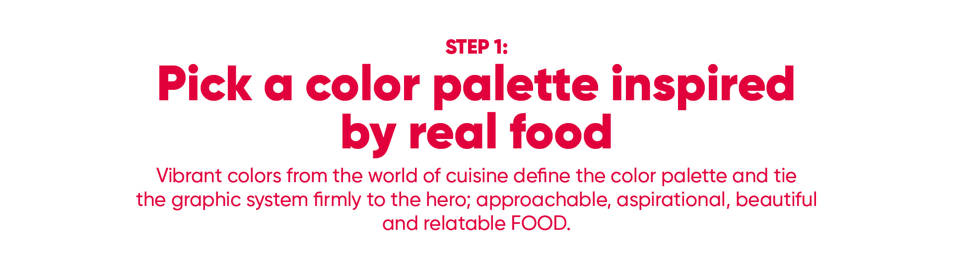 Food Network. A new sensory experience.