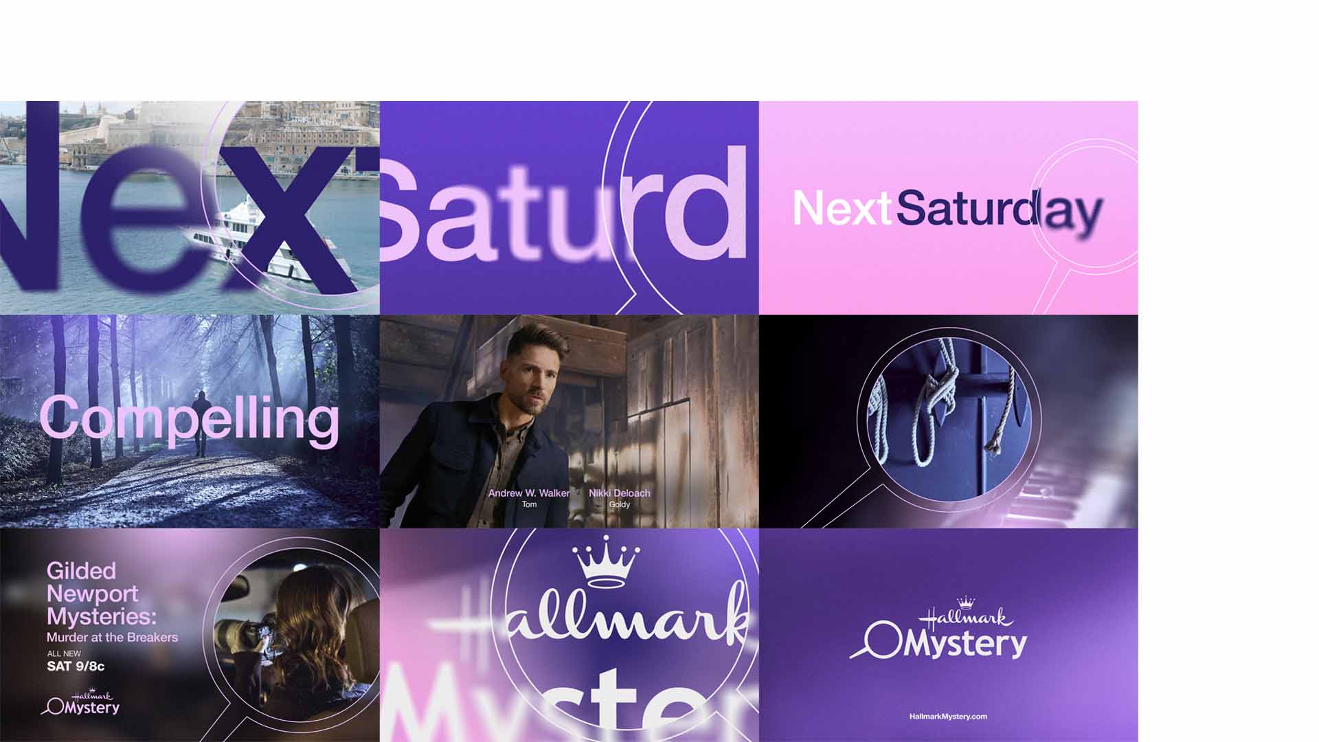 Hallmark Mystery. Network Brand Identity.