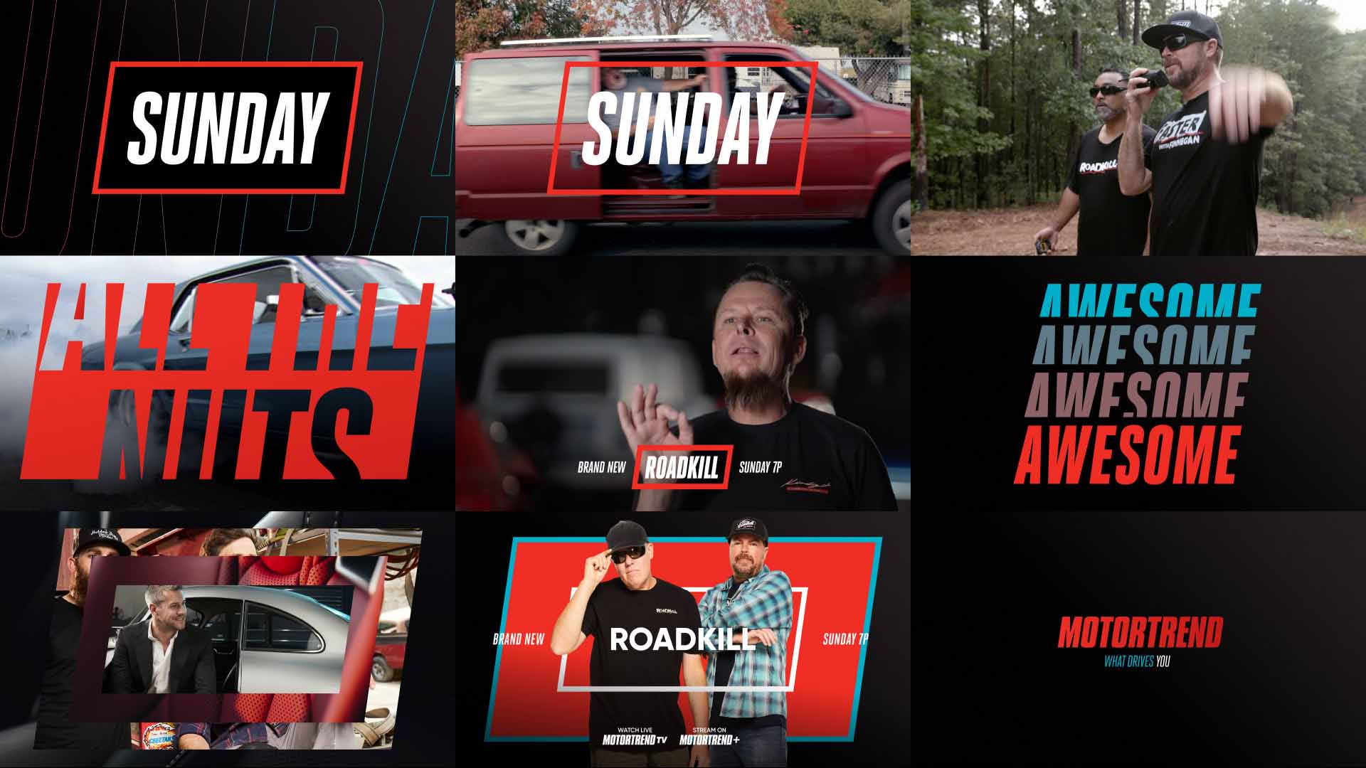 Motortrend Automotive Network Brand Design.