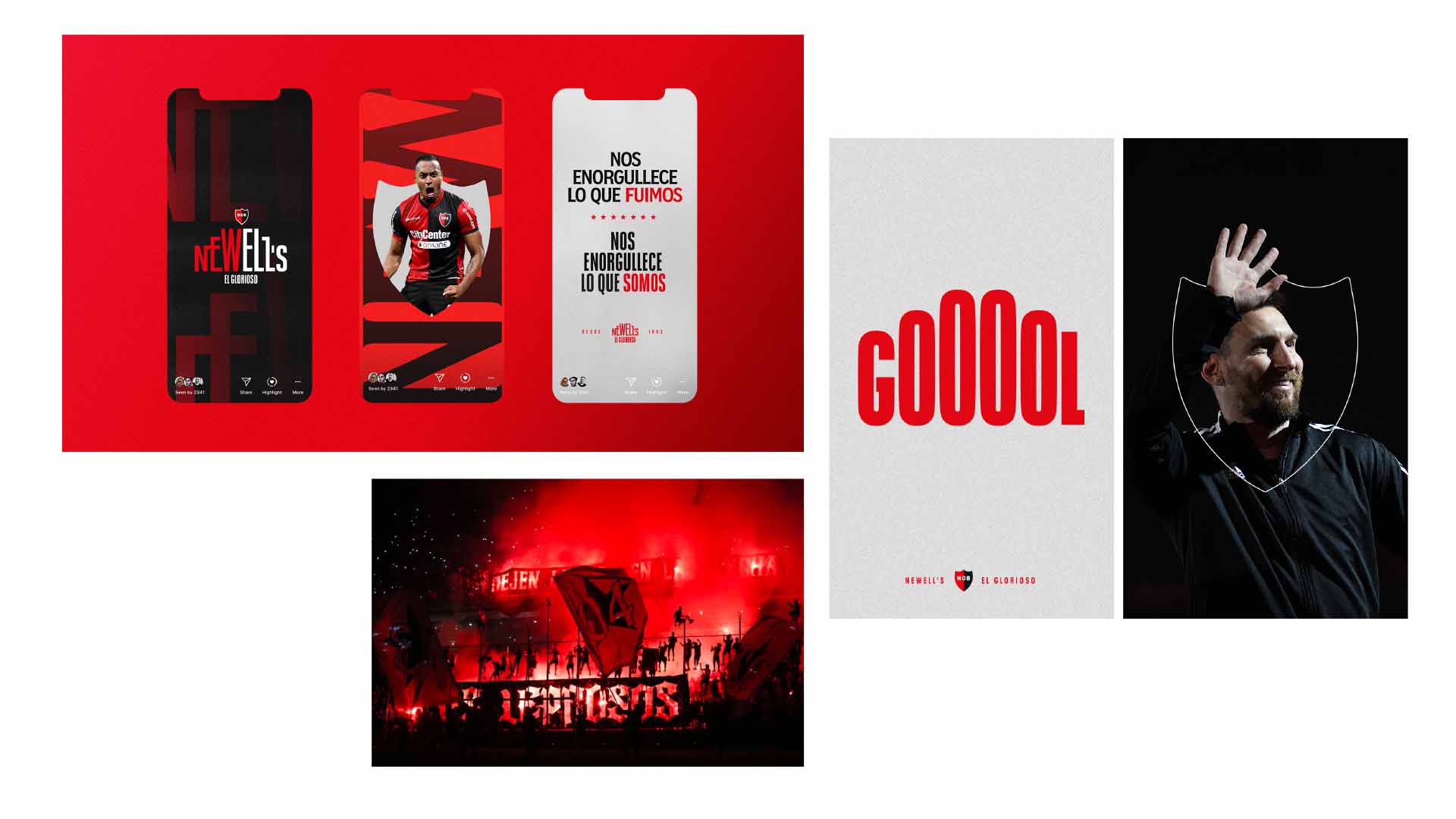 Newell's El Glorioso Brand Identity.