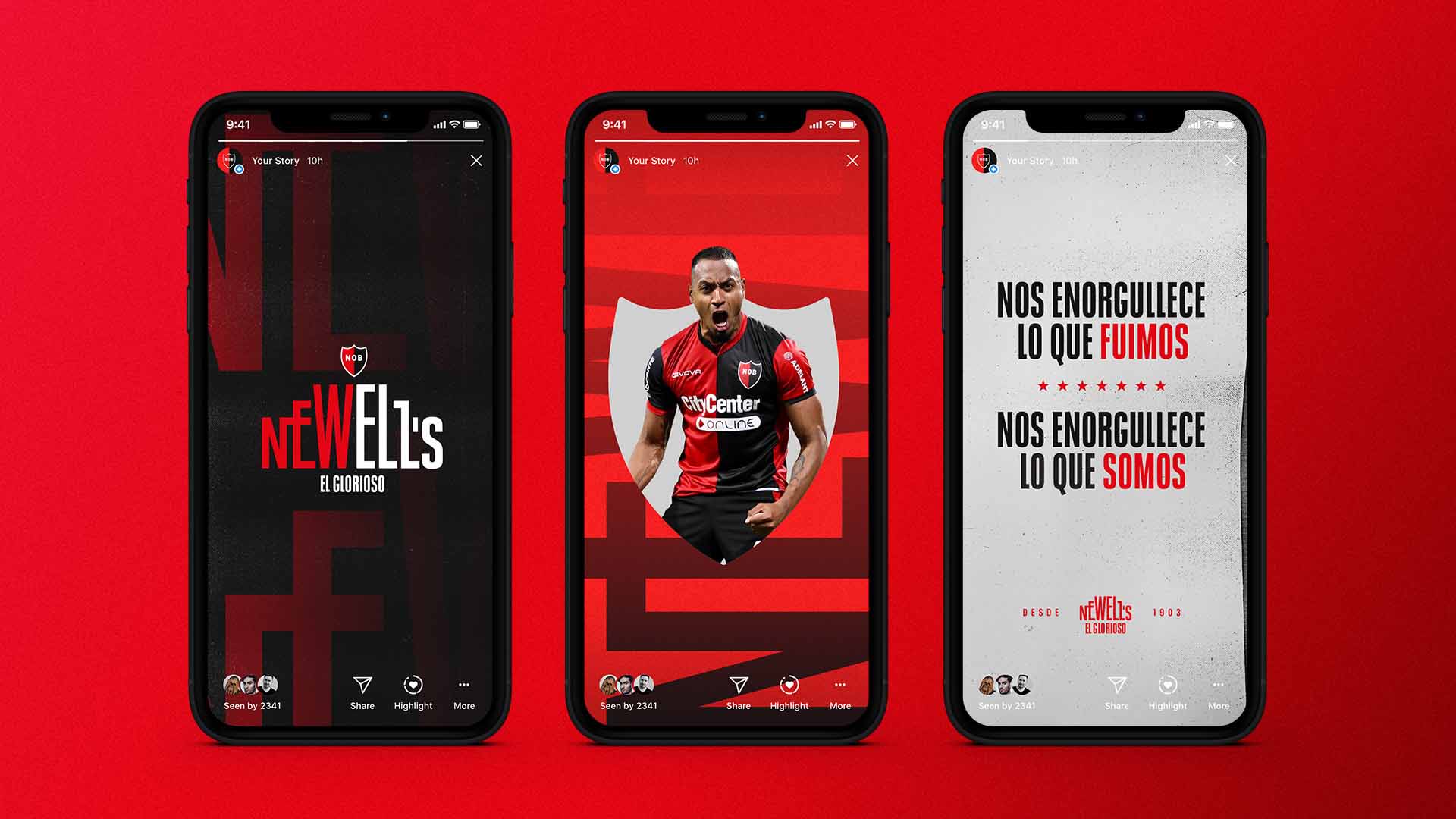 Newell's El Glorioso Brand Identity.