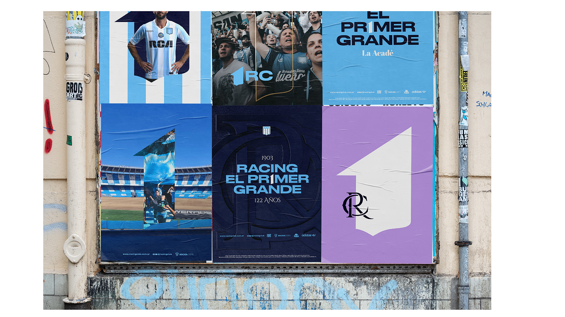 Racing Club. Football Club Brand Identity.